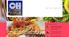 Desktop Screenshot of culinaryhouston.com